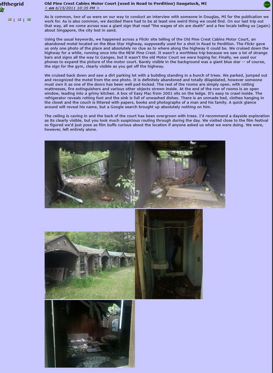 Shangrai-La Motel (Saugatuck Retro Resort) - Message Board Posting From Offthegrid June 2011 (newer photo)